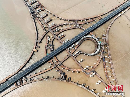 Asia's largest maritime expressway interchange hub under construction